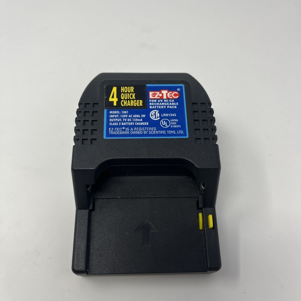 EZ Tec 4 Hour Quick Charger Model 1081‎ For 6v Batteries Ni-Cd